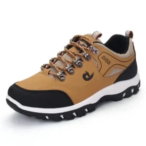 Gadgetorist Men'S Fashion Round Toe Low Top Large Size Casual Mountaineering Sneakers