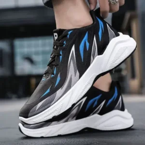 Gadgetorist Men Fashion Color Matching Breathable Running Sneakers