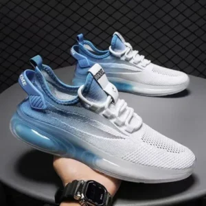 Gadgetorist Men'S Fashion Jelly Bottom Mesh Breathable Sneakers