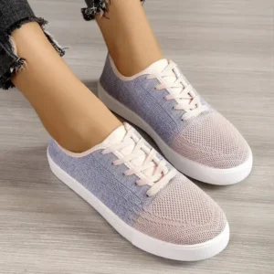 Gadgetorist Summer Women Fashion Casual Fly-Woven Mesh Breathable Sneakers