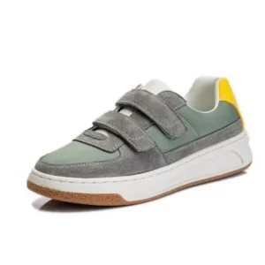 Gadgetorist Women Casual Colorblock Platform Velcro Sneakers